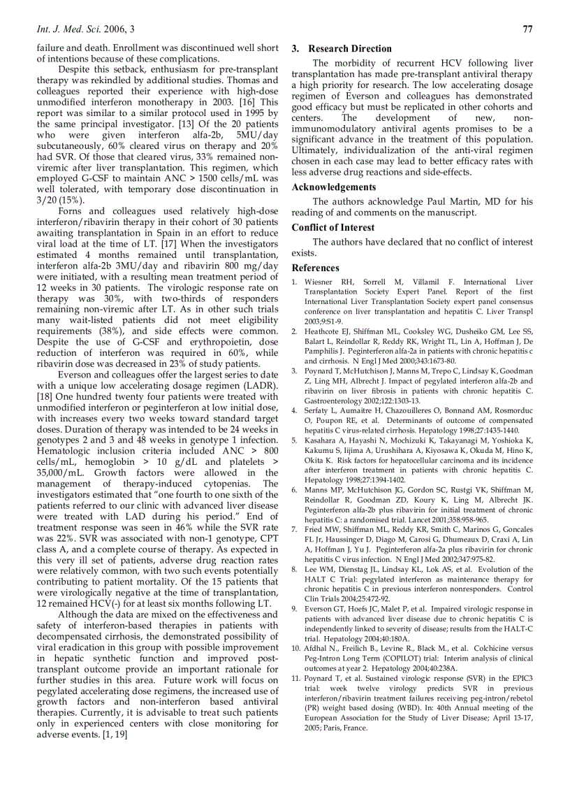 Báo cáo y học Antiviral therapy of HCV in the cirrhotic and transplant candidate
