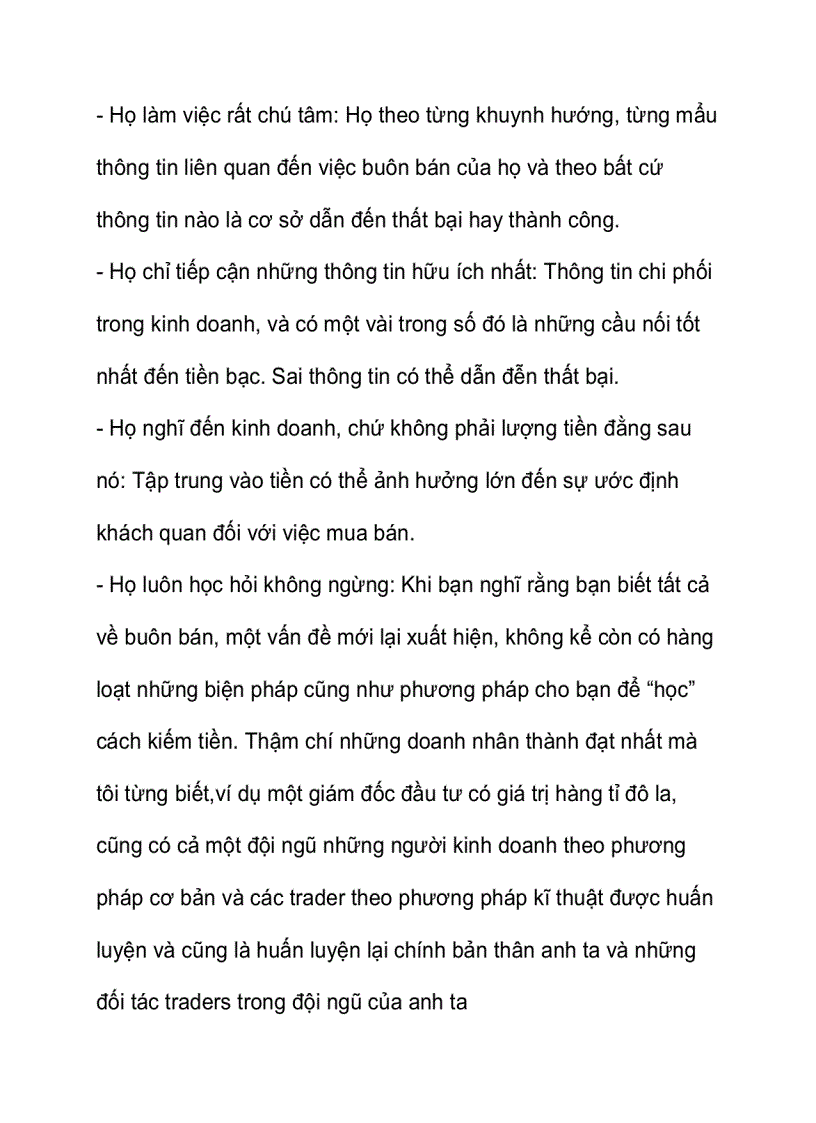 image for page Trader thành công