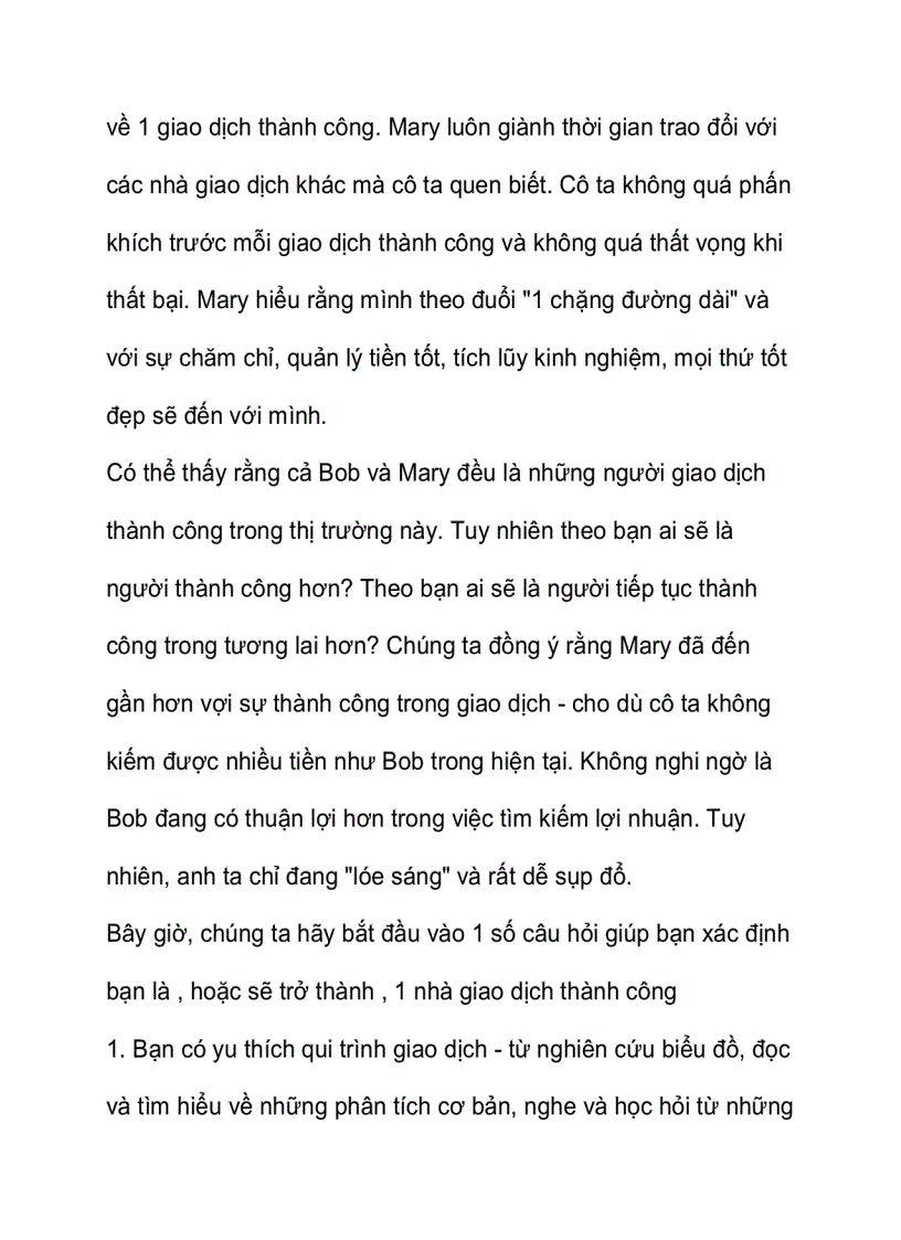 image for page Trader thành công