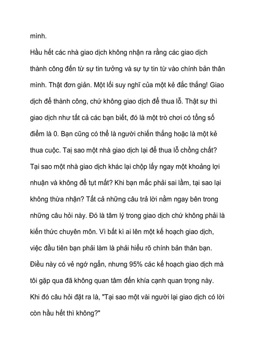 image for page Trader thành công