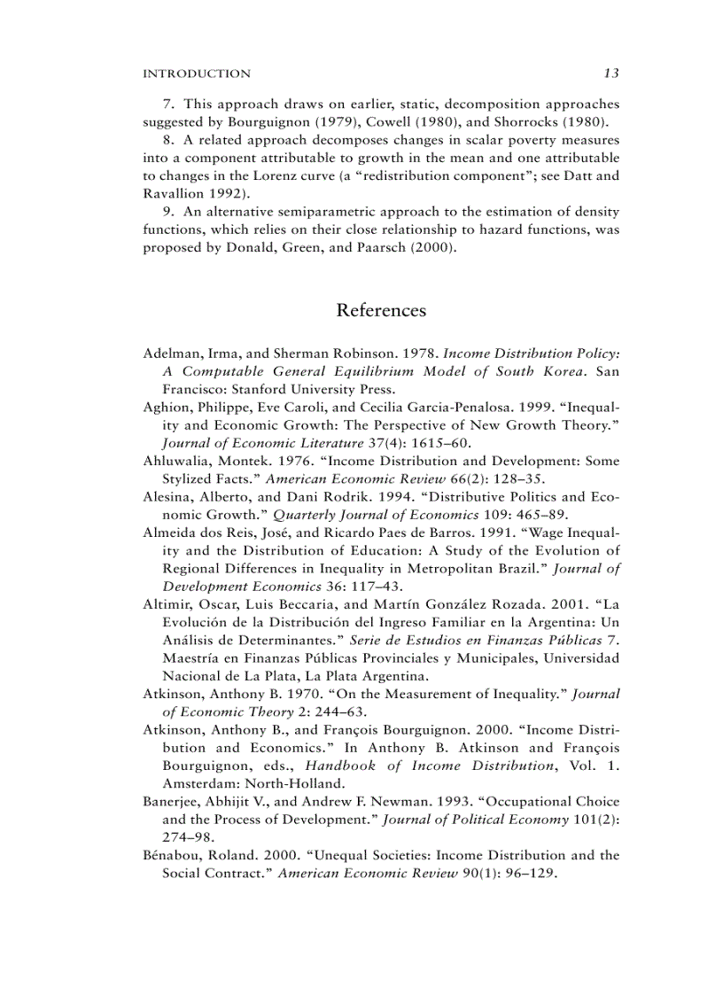 image for page The microeconomics of income distribution dynamics in east asia and latin america