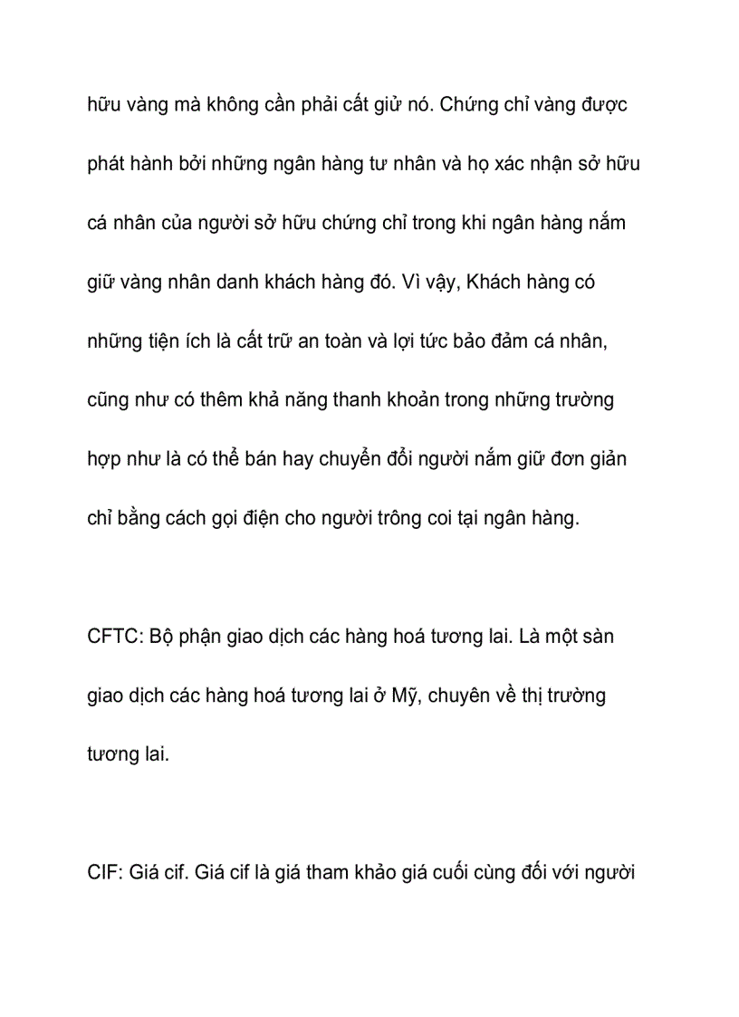 image for page Các thuật ngữ hay được sử dụng trong giao dịch vàng