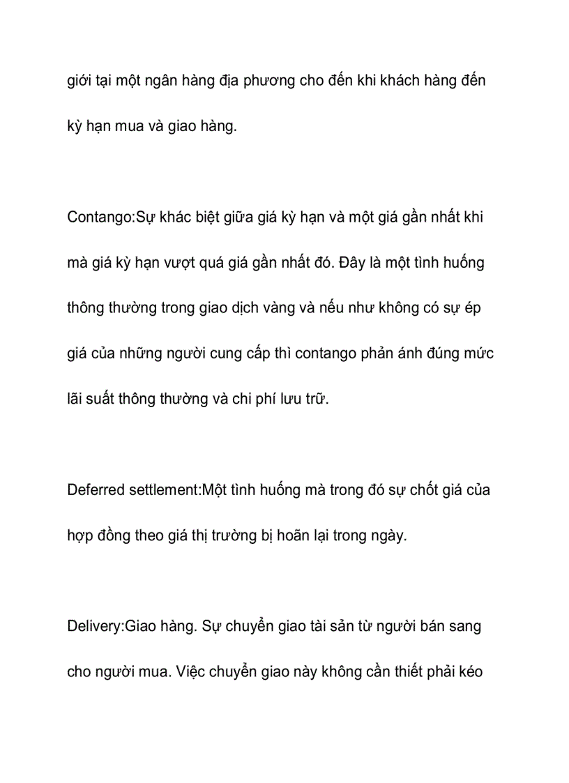 image for page Các thuật ngữ hay được sử dụng trong giao dịch vàng