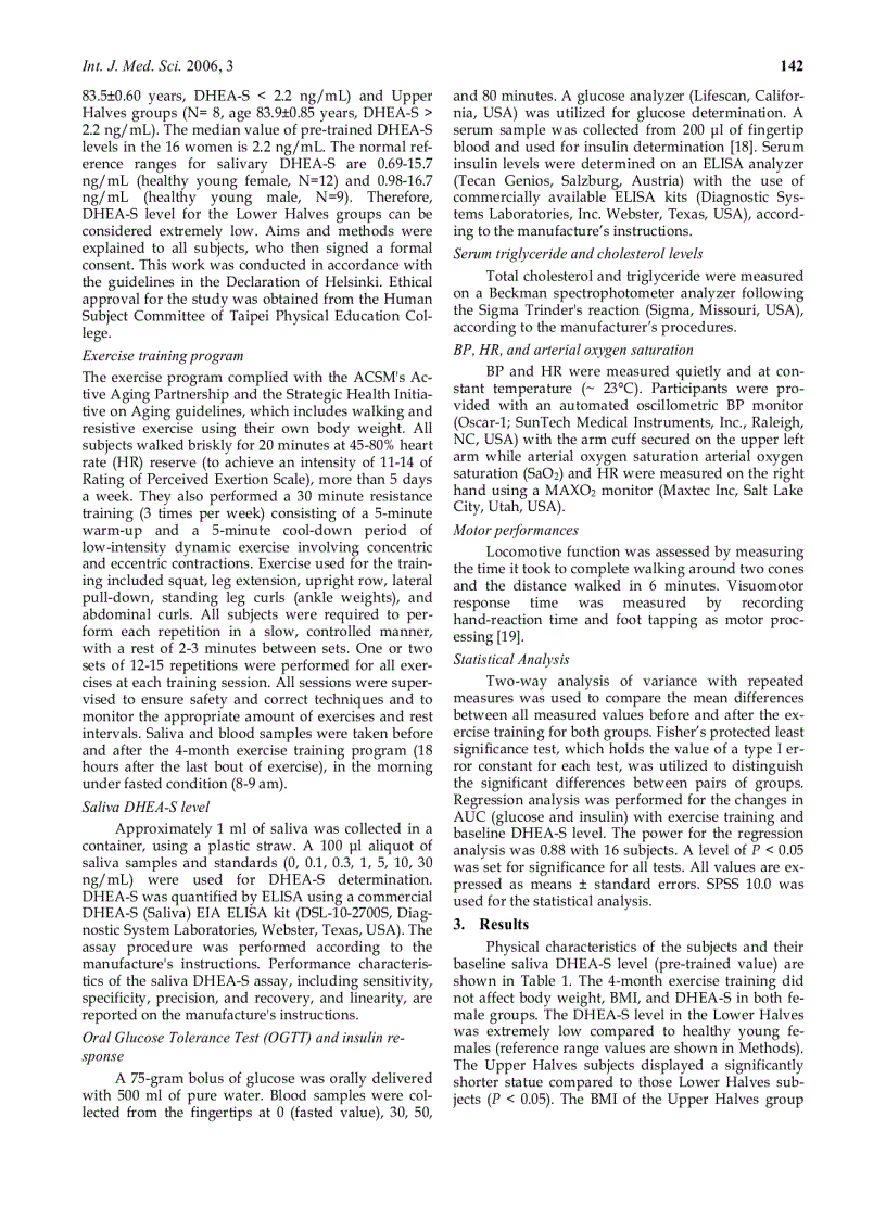 image for page Báo cáo y học A possible link between exercise training adaptation and dehydroepiandrosterone sulfate an oldest old female study