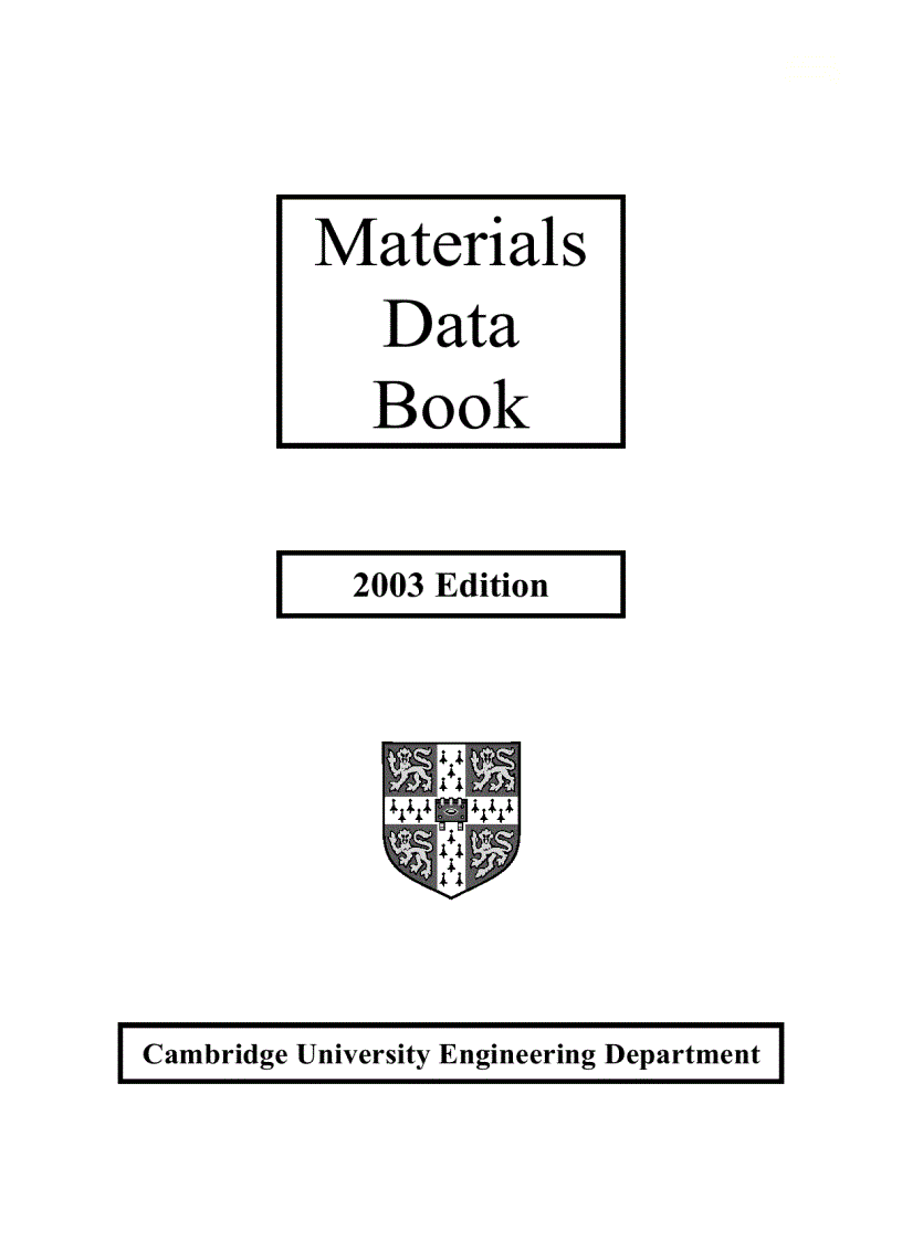 image for page Materials Data Book 2003 Edition