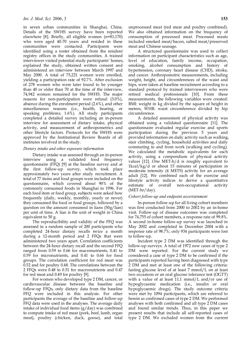 image for page Báo cáo y học The association of meat intake and the risk of type 2 diabetes may be modified by body weight