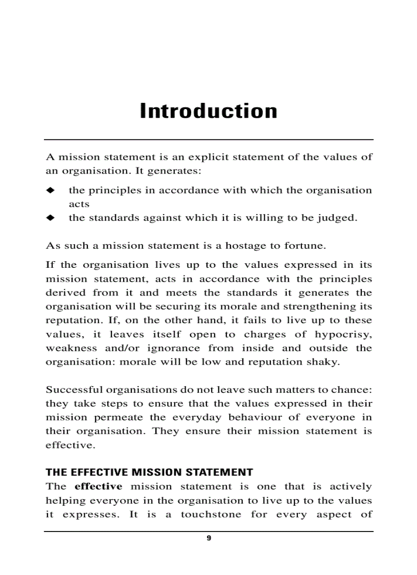 image for page Make Your Mission Statement Work