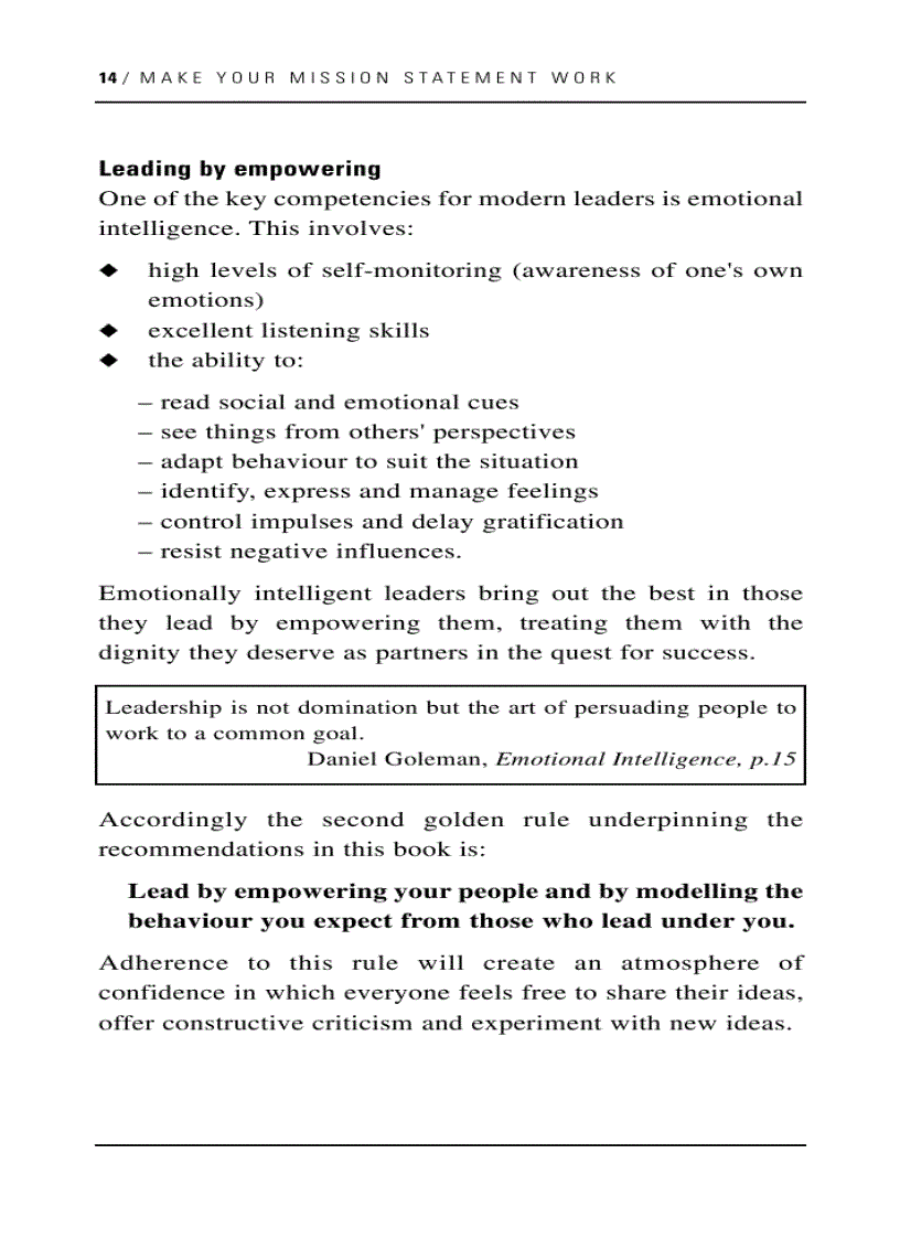 image for page Make Your Mission Statement Work