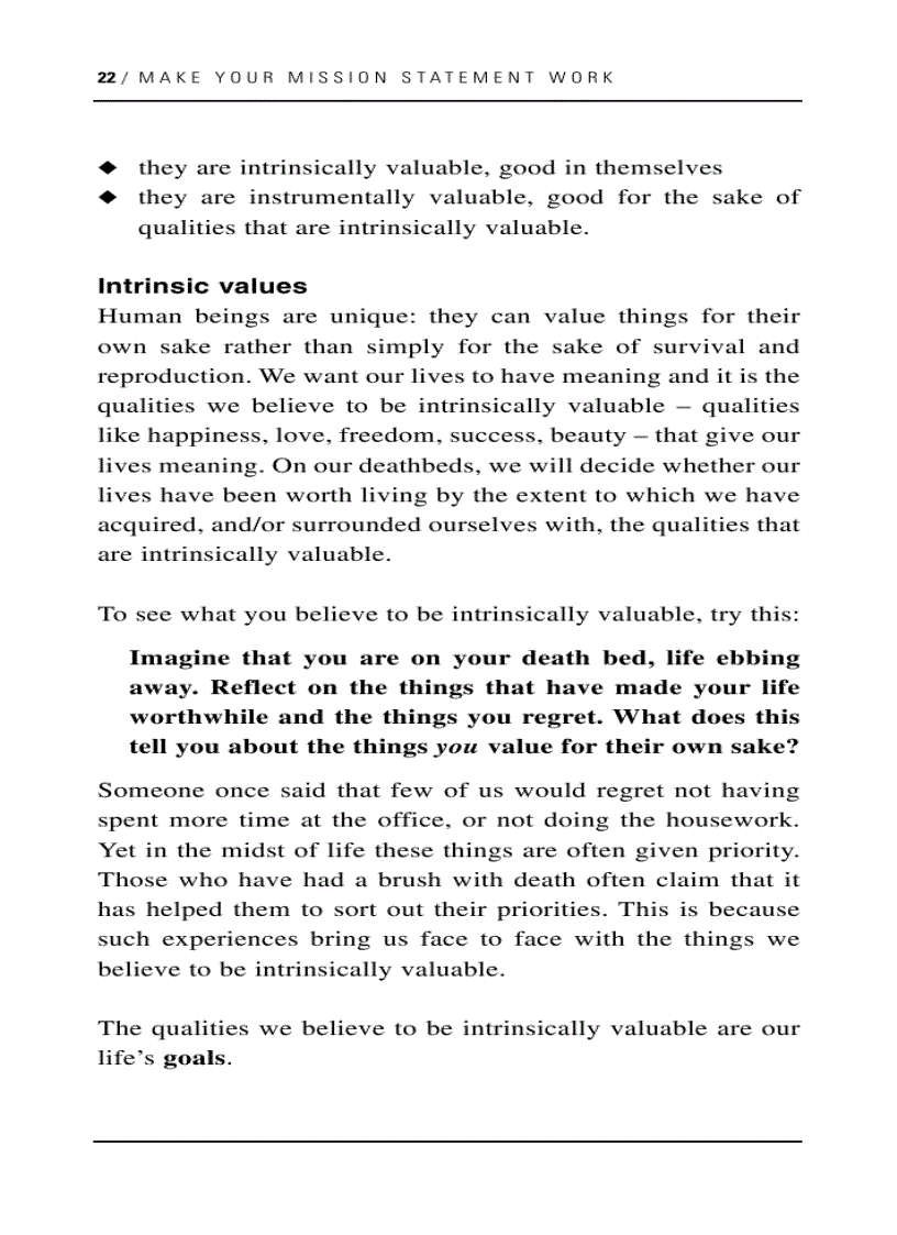 image for page Make Your Mission Statement Work