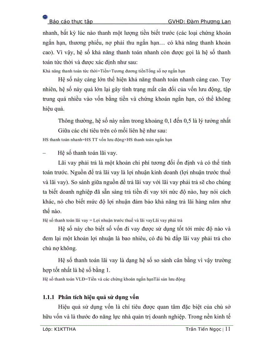 image for page Phân tích tình hình tài chính của Công ty cổ phần vật tư nông nghiệp Thái Nguyên