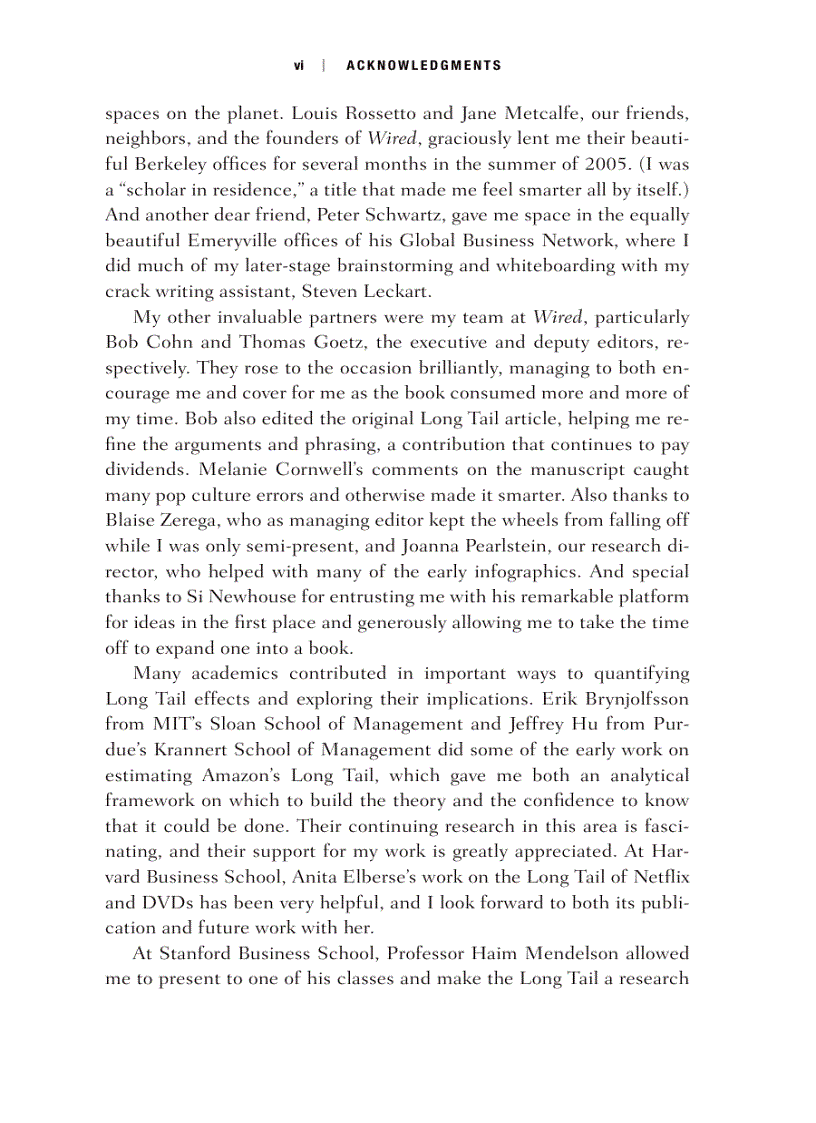 image for page The Long Tail Why the Future of Business is Selling Less of More