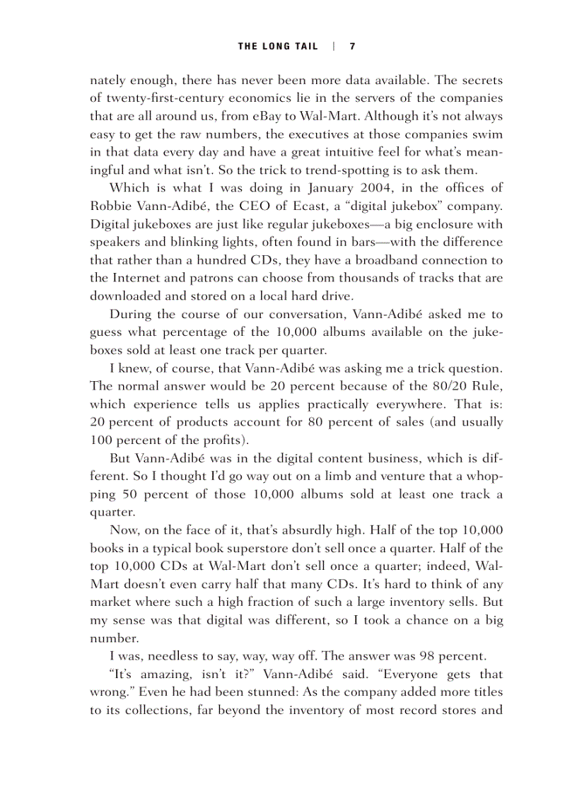 image for page The Long Tail Why the Future of Business is Selling Less of More