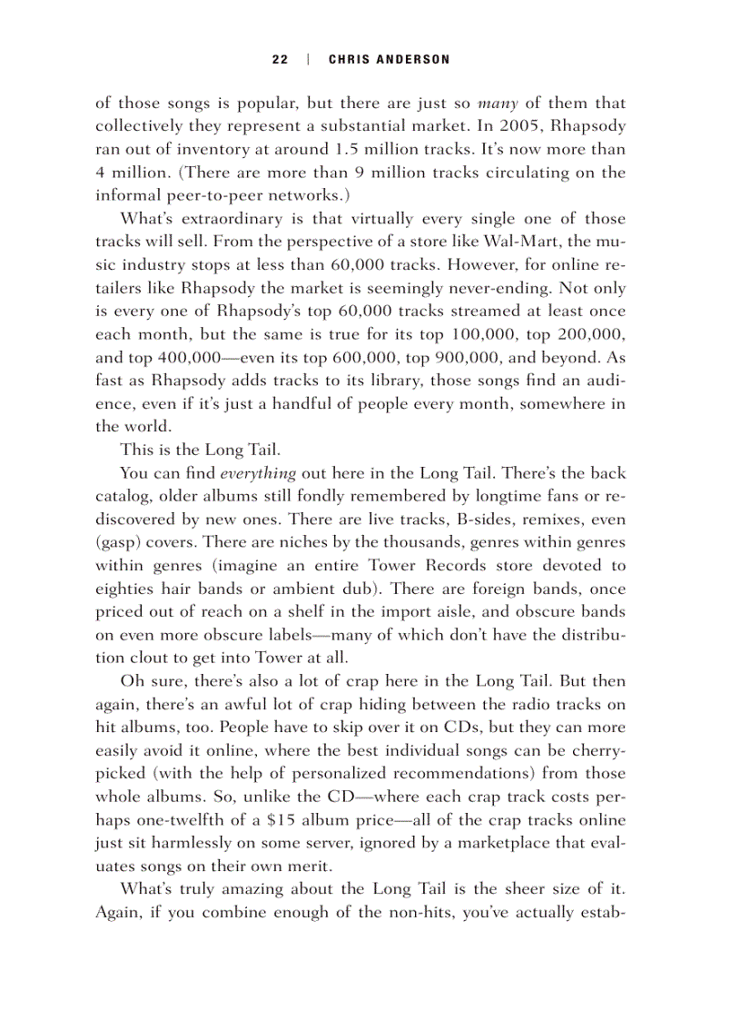 image for page The Long Tail Why the Future of Business is Selling Less of More