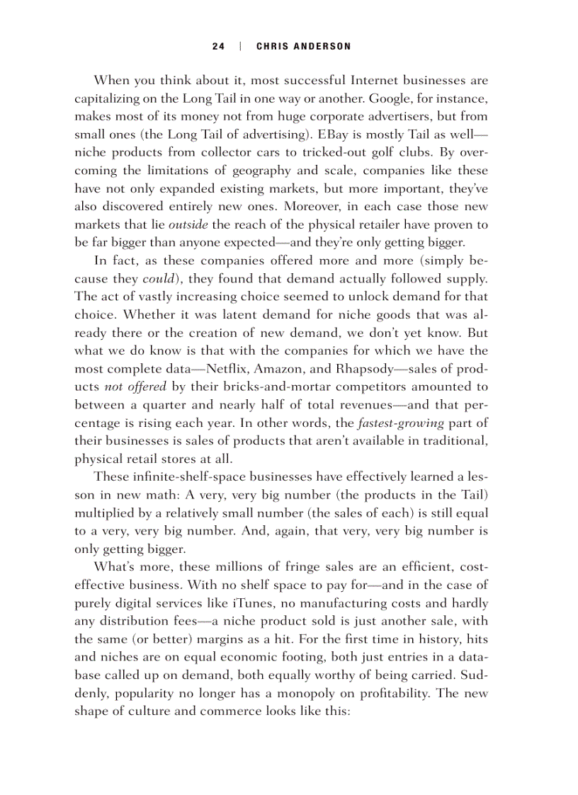 image for page The Long Tail Why the Future of Business is Selling Less of More