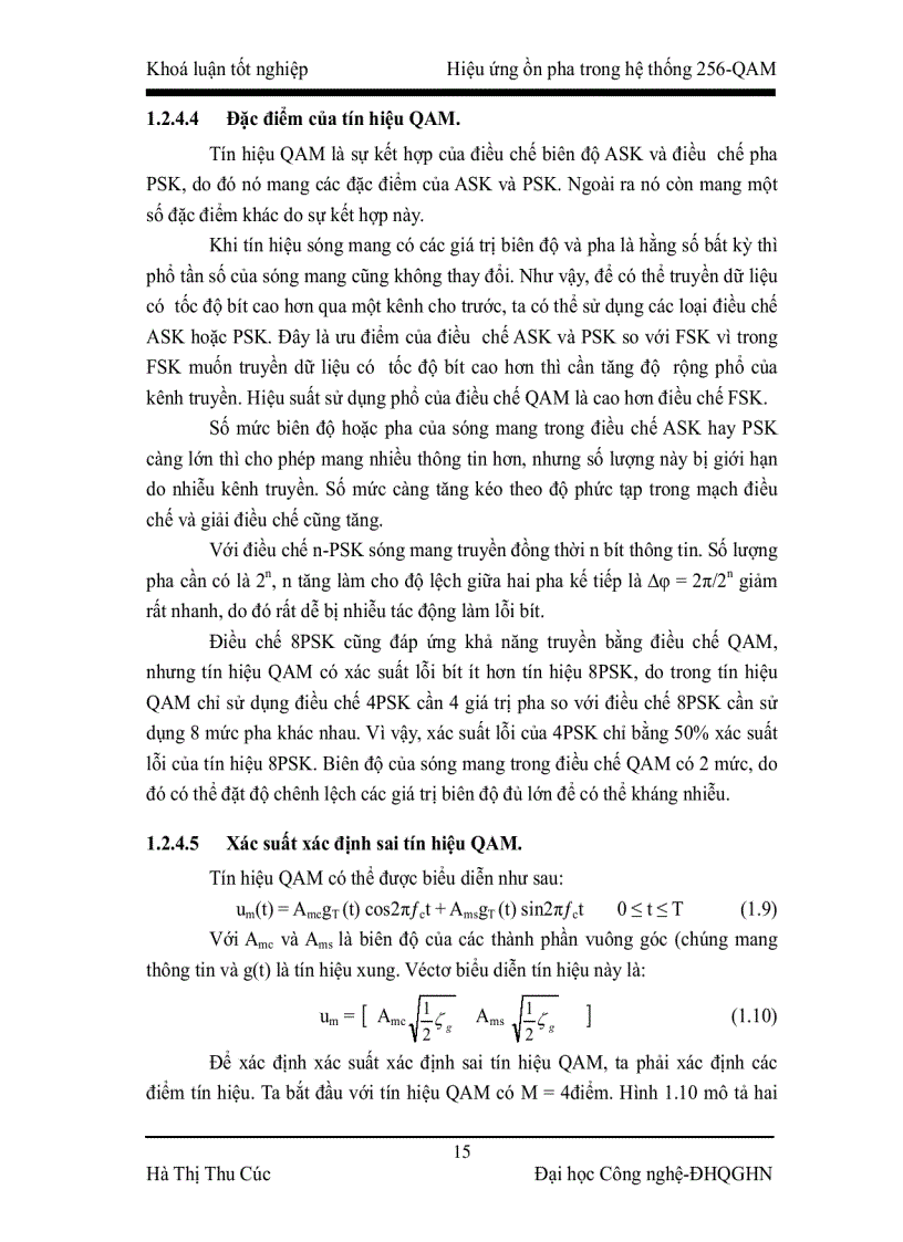 image for page Hiệu ứng ồn pha trong hệ thống 256 qam