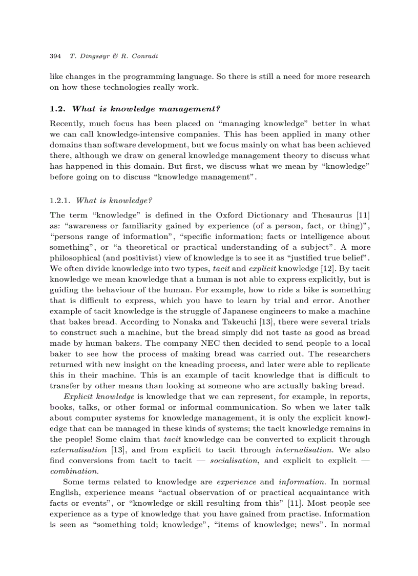 image for page Survey of case studies of the use of knowledge management in software engineering