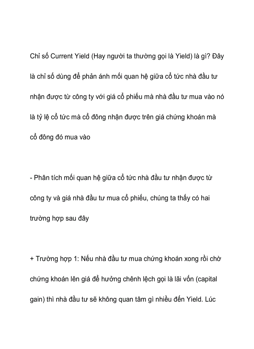 image for page Một số chỉ số đánh giá tiêu chí và cơ hội đầu tư