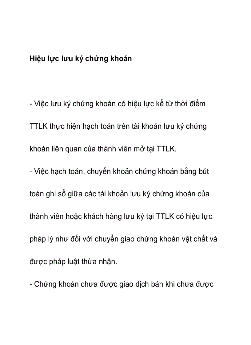 image for page Lưu ký chứng khoán là gì
