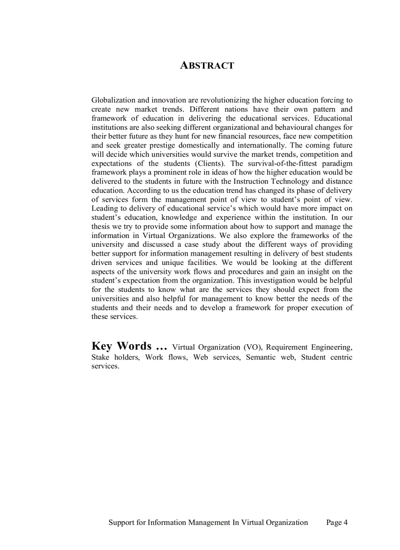 image for page Support for Information Management in Virtual Organizations