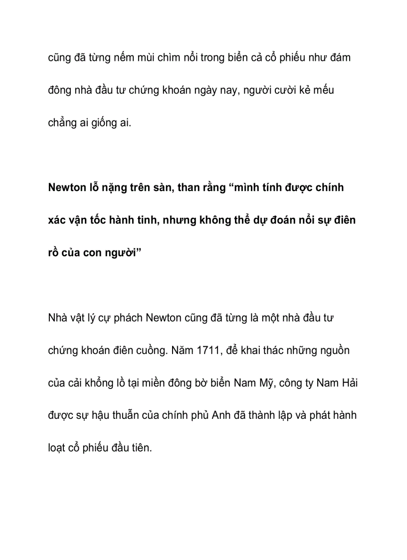 image for page Khi các danh nhân chơi chứng khoán