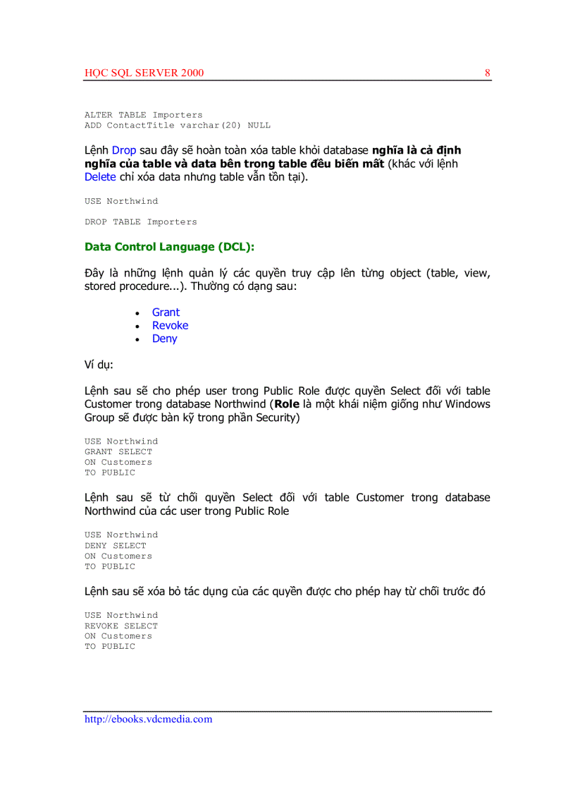 image for page Học sql server 2000