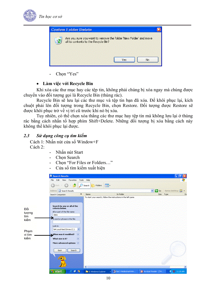image for page Giáo Trình Tin Học Cơ Sở cho các trường đại học khối Kinh tế Luật Y dược