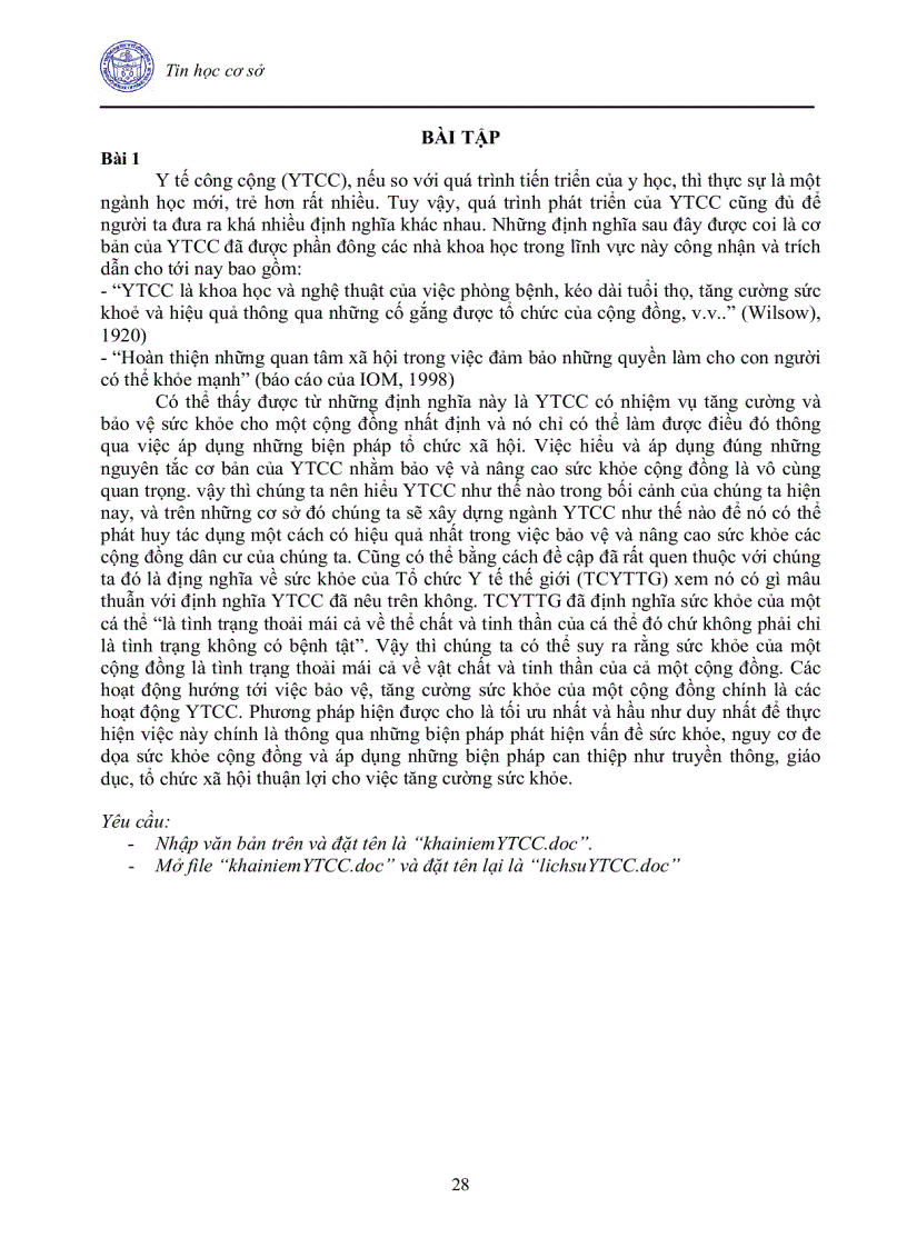 image for page Giáo Trình Tin Học Cơ Sở cho các trường đại học khối Kinh tế Luật Y dược