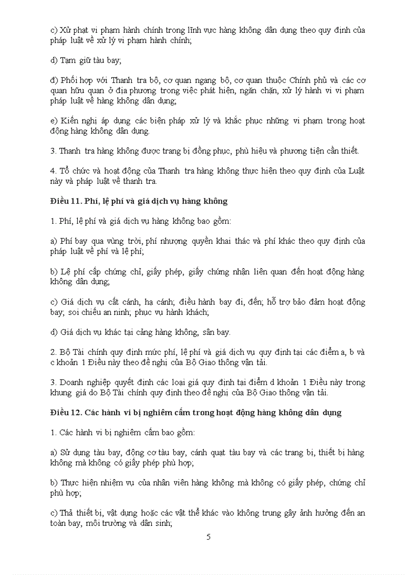 image for page Luật hàng không dân dụng việt nam