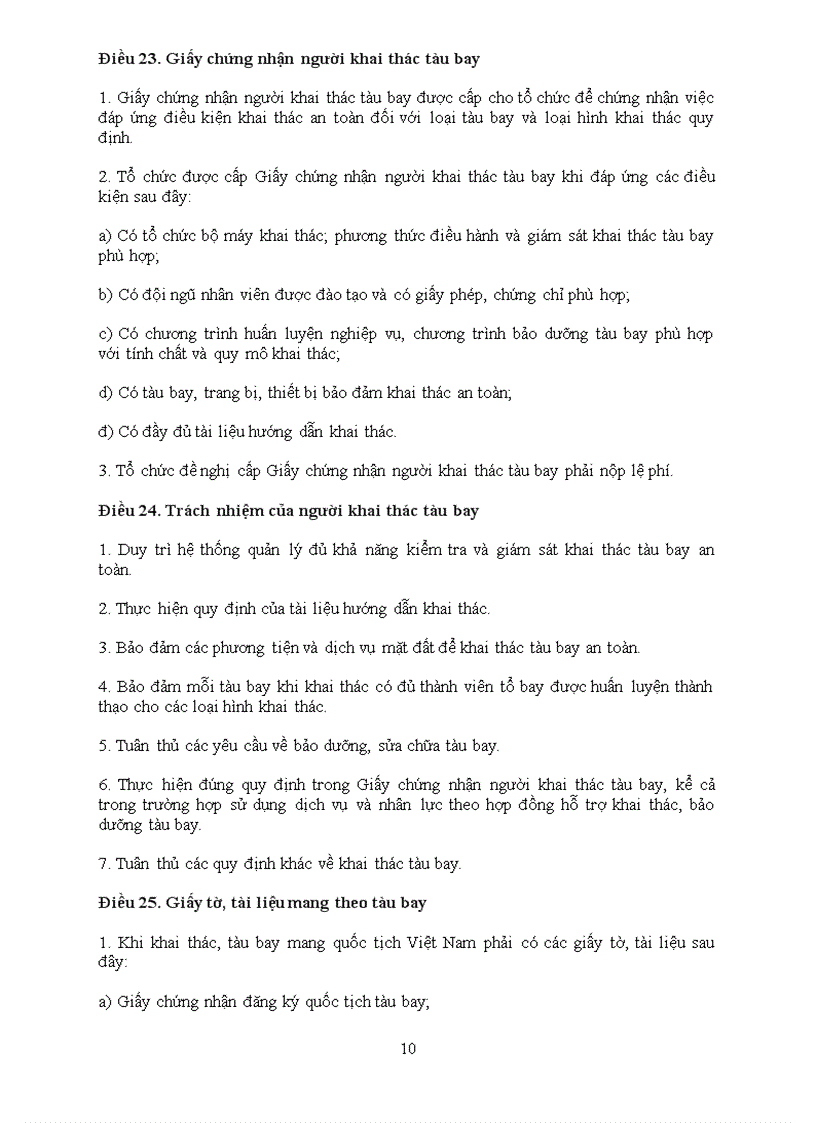 image for page Luật hàng không dân dụng việt nam