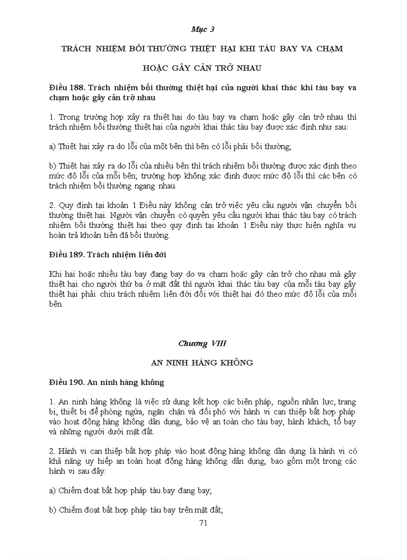 image for page Luật hàng không dân dụng việt nam