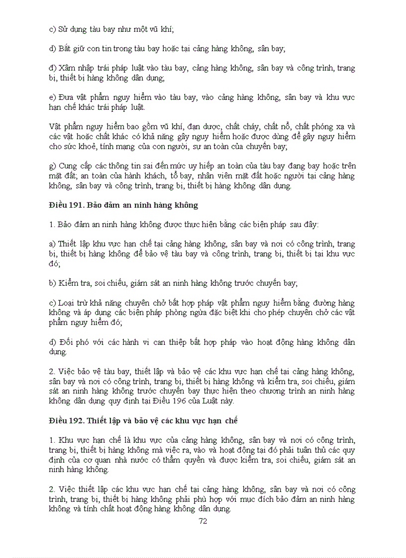 image for page Luật hàng không dân dụng việt nam