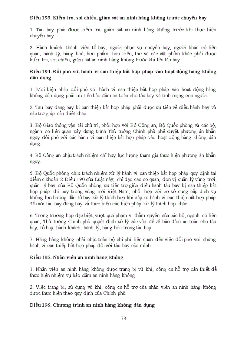 image for page Luật hàng không dân dụng việt nam