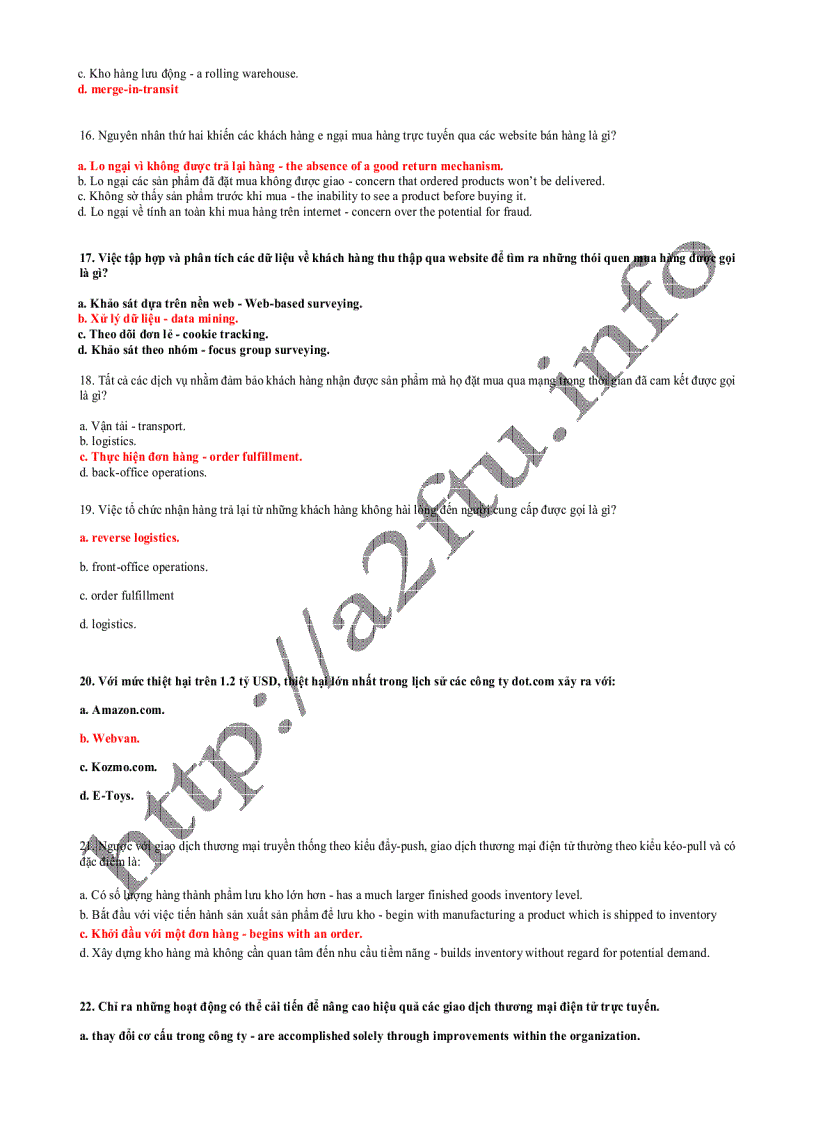 image for page Ôn tập thực hiện đơn hàng điện tử