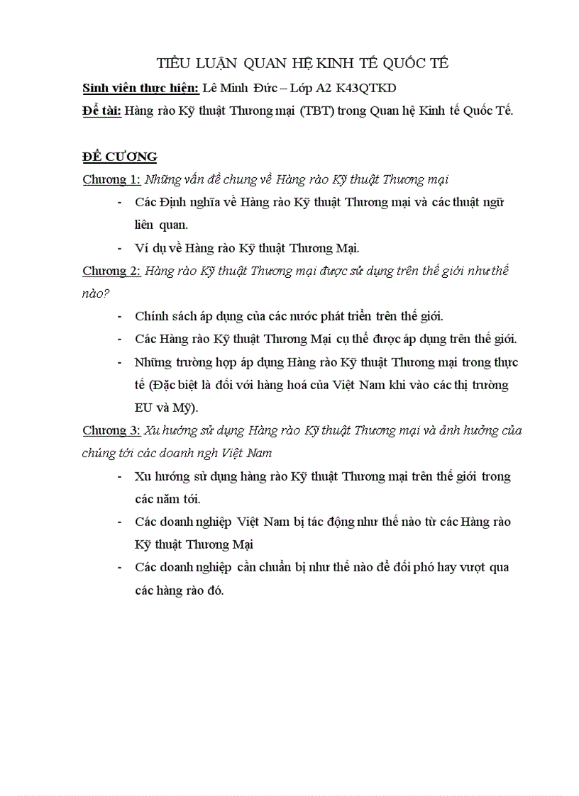 image for page Tiểu luận quan hệ kinh tế quốc tế