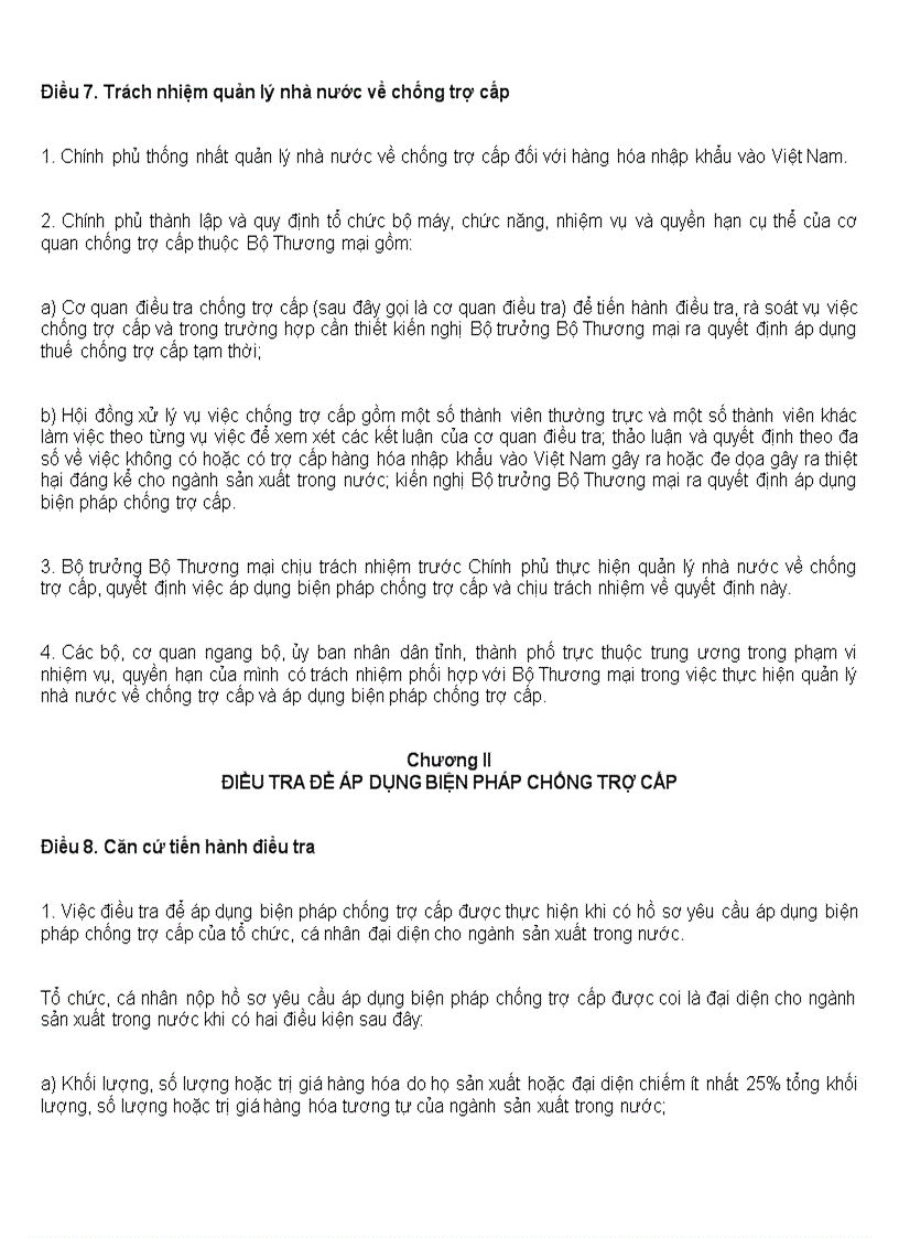 image for page Pháp lệnh chống trợ cấp hàng hóa nhập khẩu vào Việt Nam
