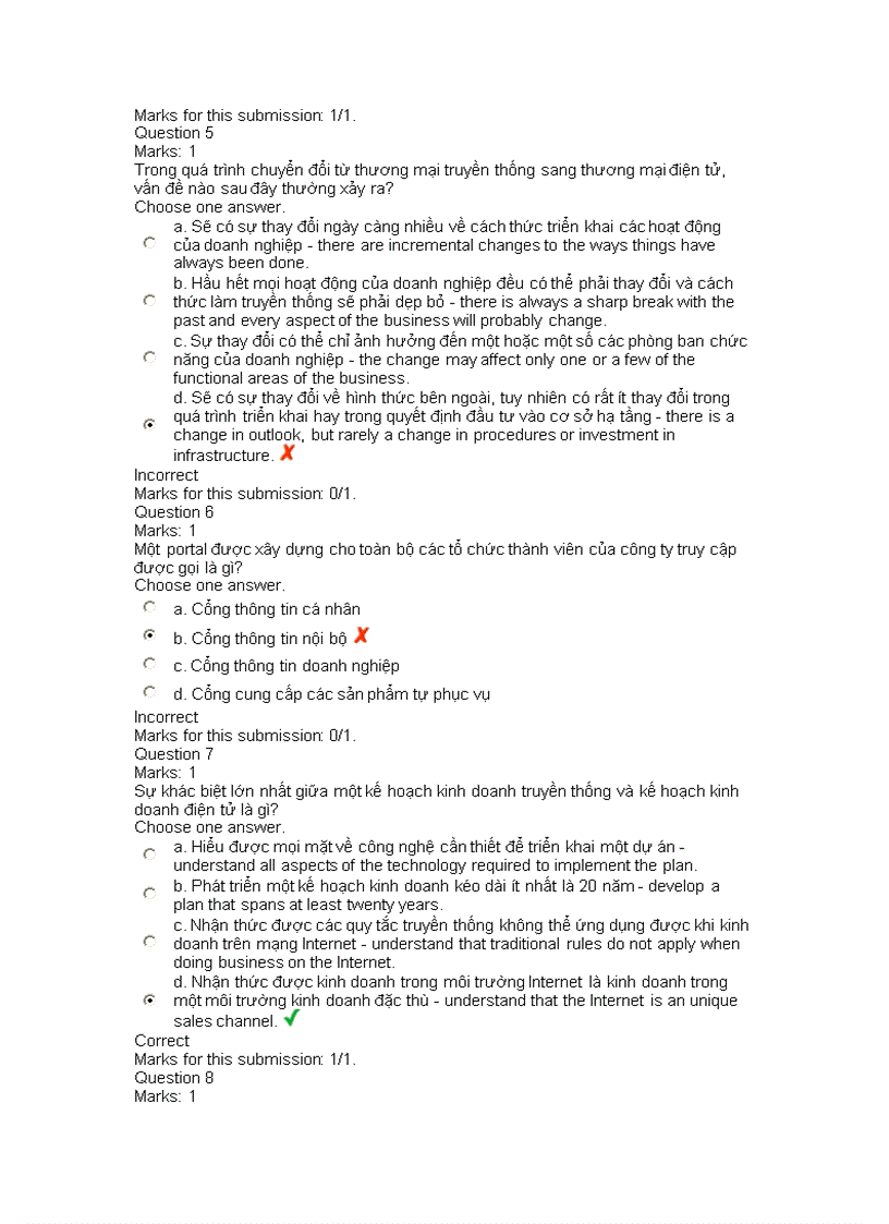 image for page Quiz thuơng mại điện tử