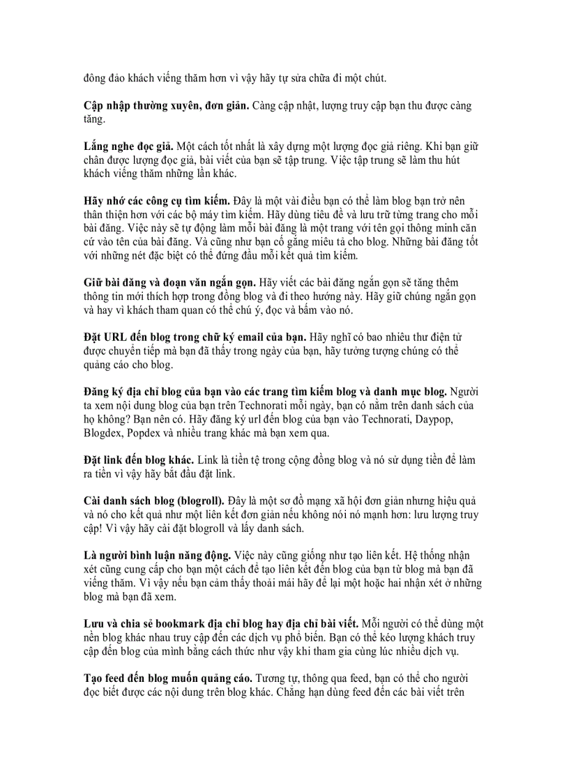 image for page Làm thế nào để quảng bá blog của bạn