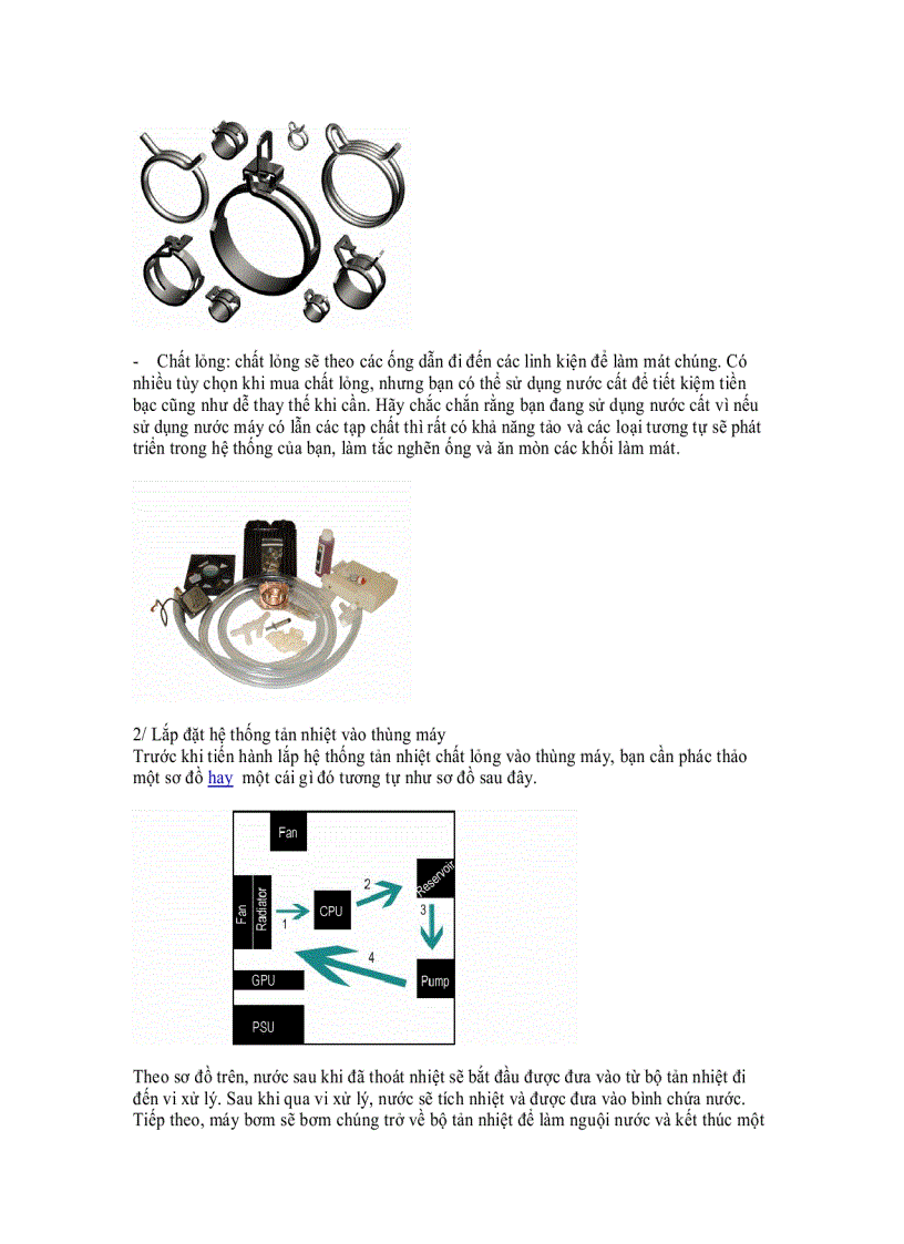 image for page Tự tay xây dựng một hệ thống tản nhiệt chất lỏng cho máy tính