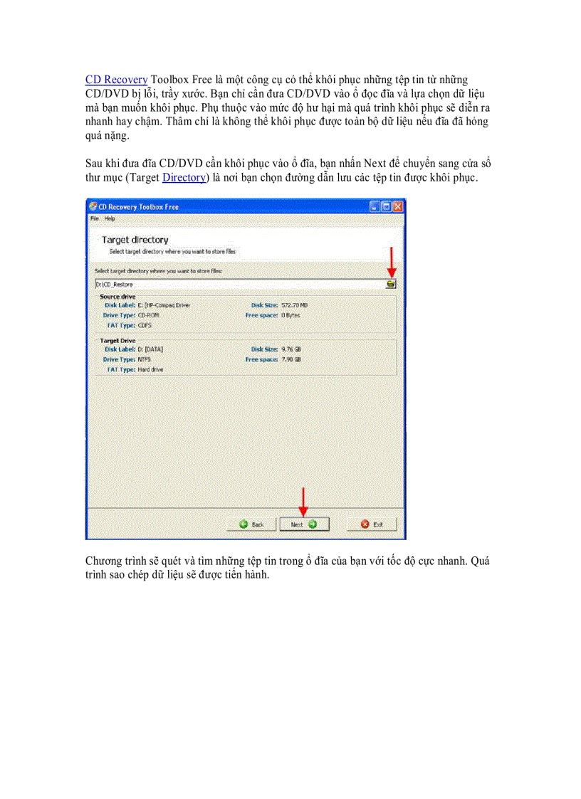 image for page Cách khắc phục trục trặc của đĩa CD và DVD
