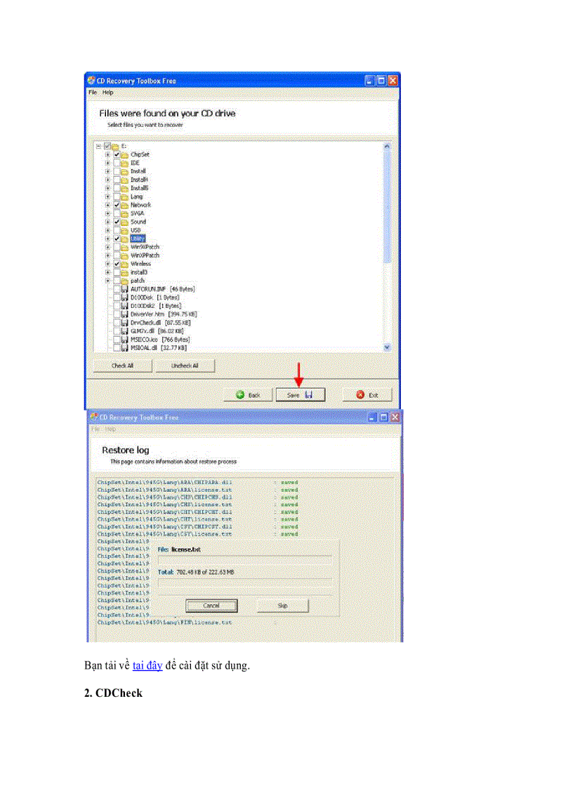 image for page Cách khắc phục trục trặc của đĩa CD và DVD