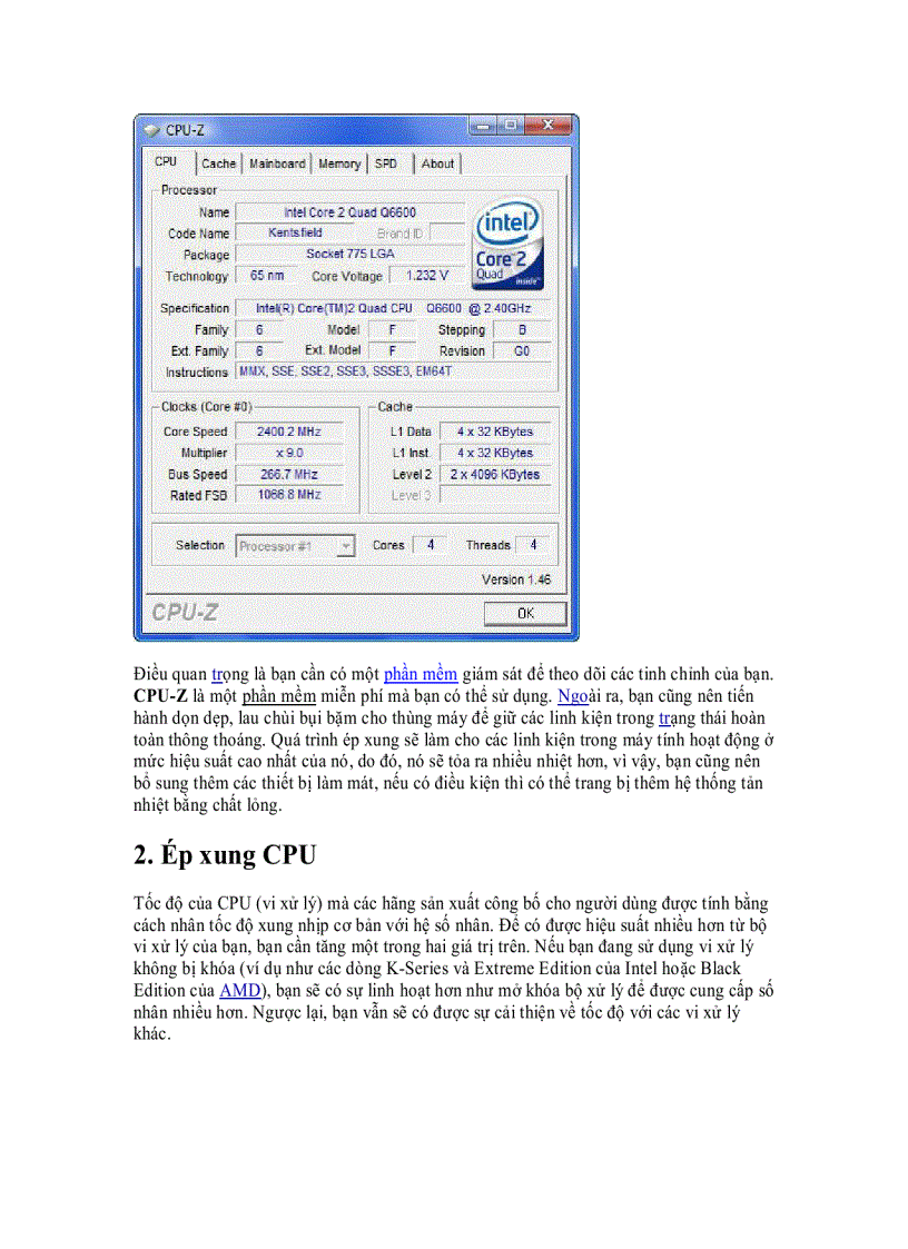 image for page Overclock CPU GPU và RAM dễ dàng và an toàn