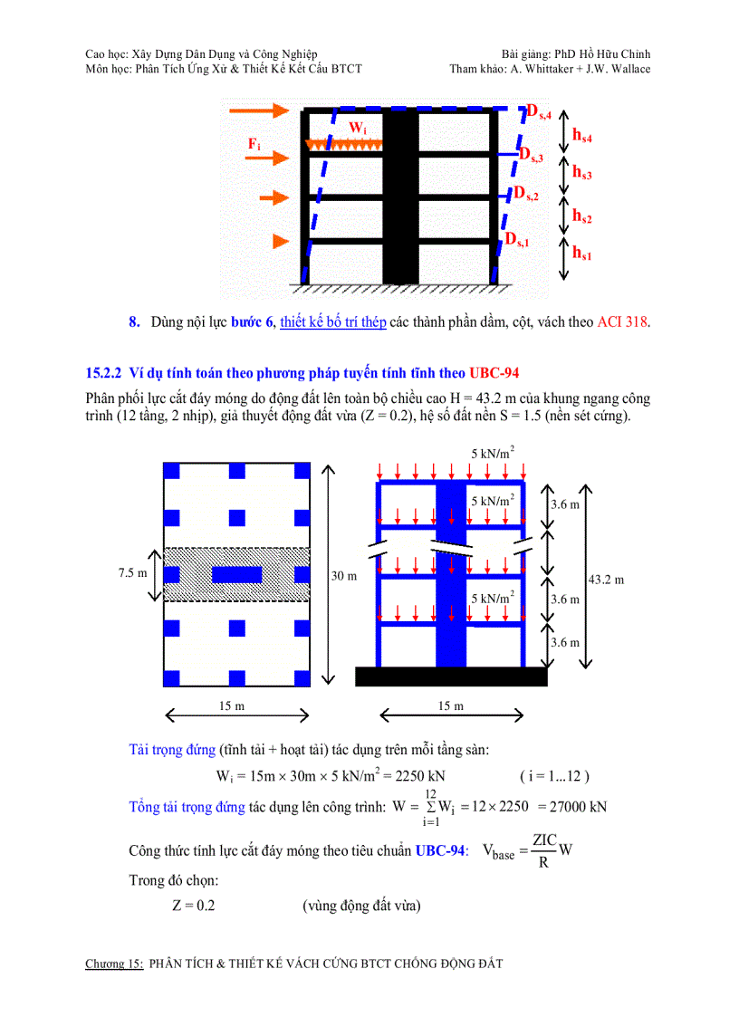 image for page Tài liệu nâng cao Phân tích thiết kế vách cứng btct chống động đất