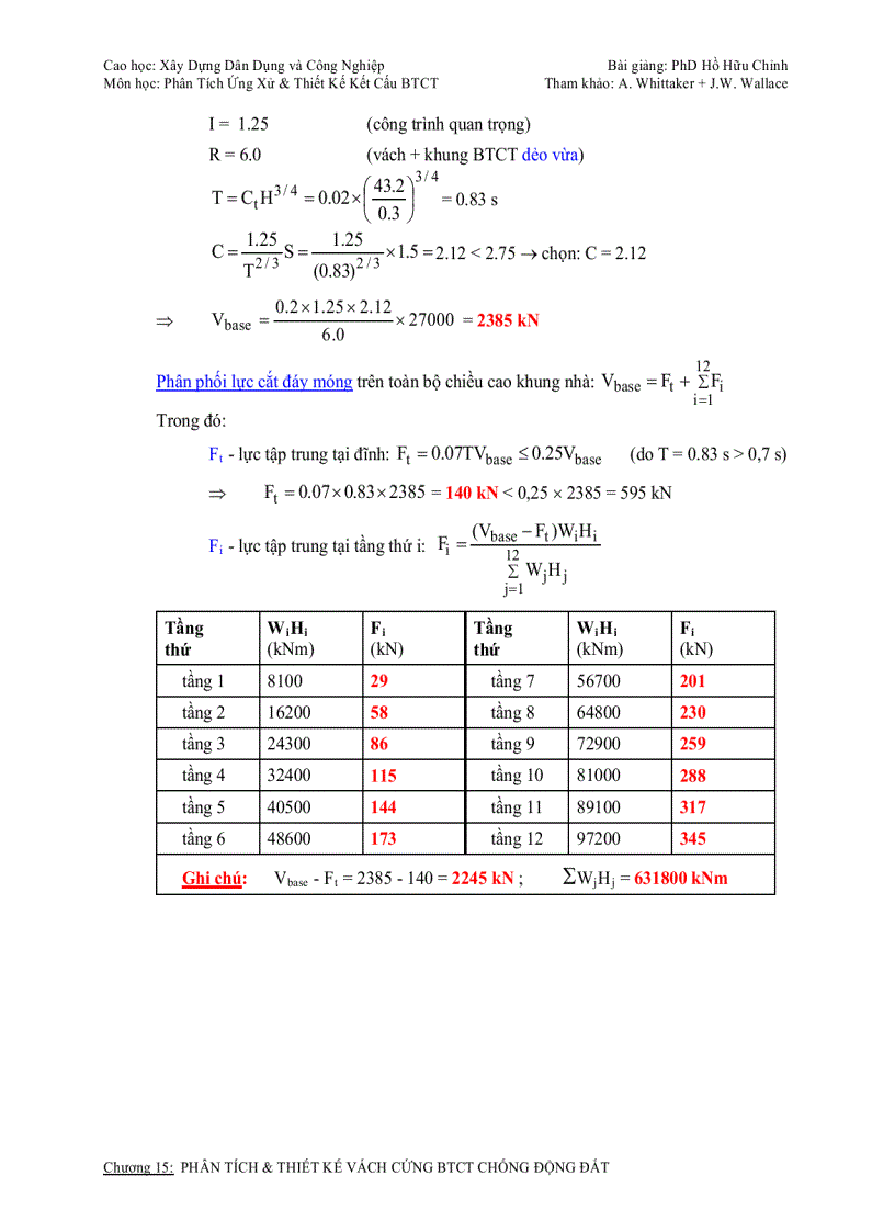 image for page Tài liệu nâng cao Phân tích thiết kế vách cứng btct chống động đất