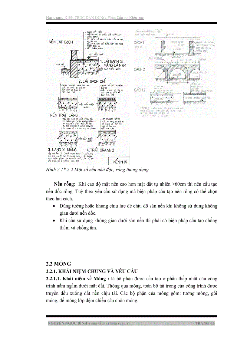 image for page TÀI LIỆU Bài giảng KIẾN TRÚC DÂN DỤNG những vấn đề cơ bản về Cấu tạo Kiến trúc