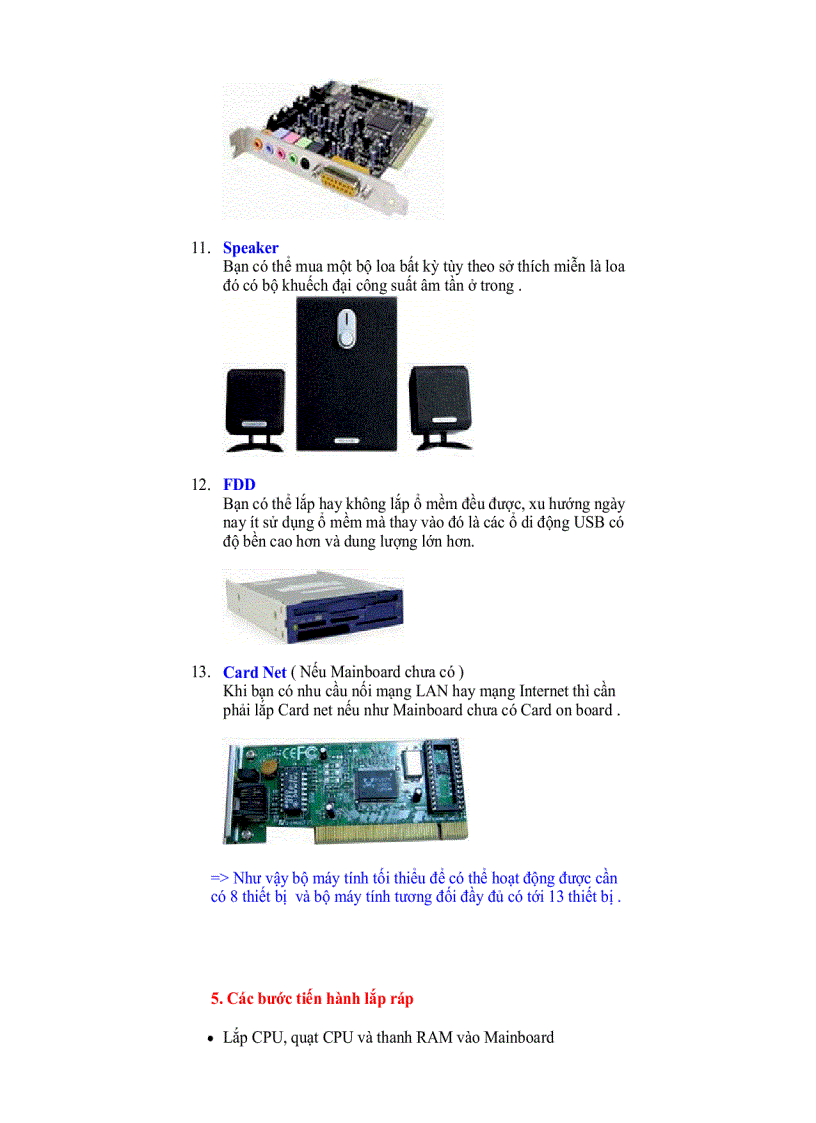 image for page Lắp ráp máy tính