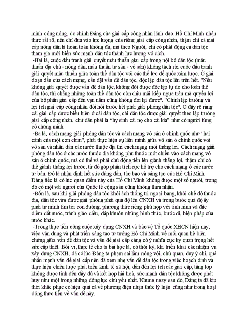 image for page Những luận điểm cơ bản của Hồ Chí Minh về vấn đề dân tộc