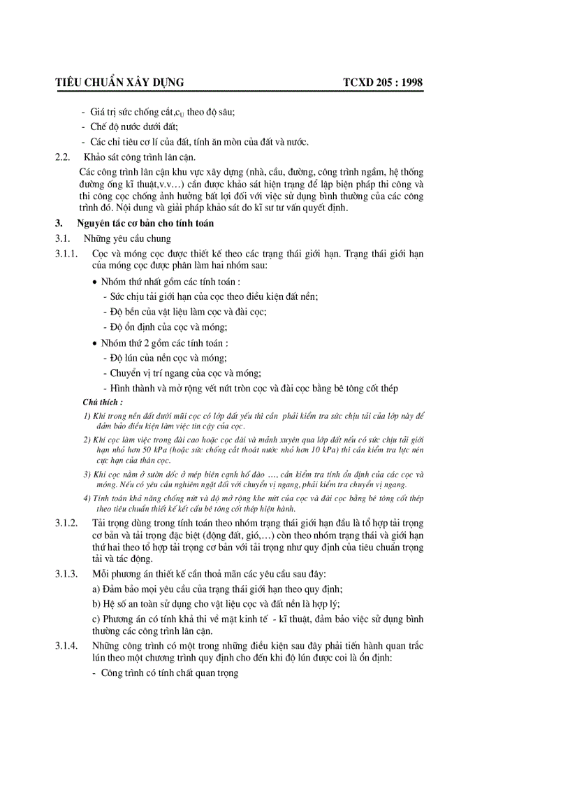 image for page Tiêu chuẩn thiết kế Móng cọc