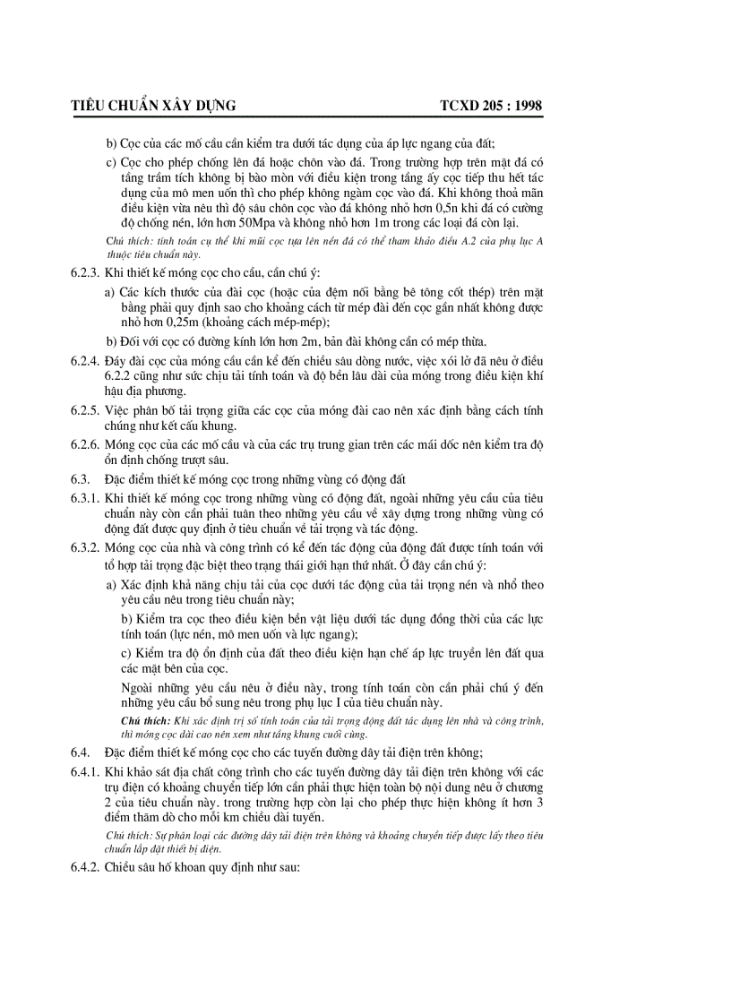 image for page Tiêu chuẩn thiết kế Móng cọc