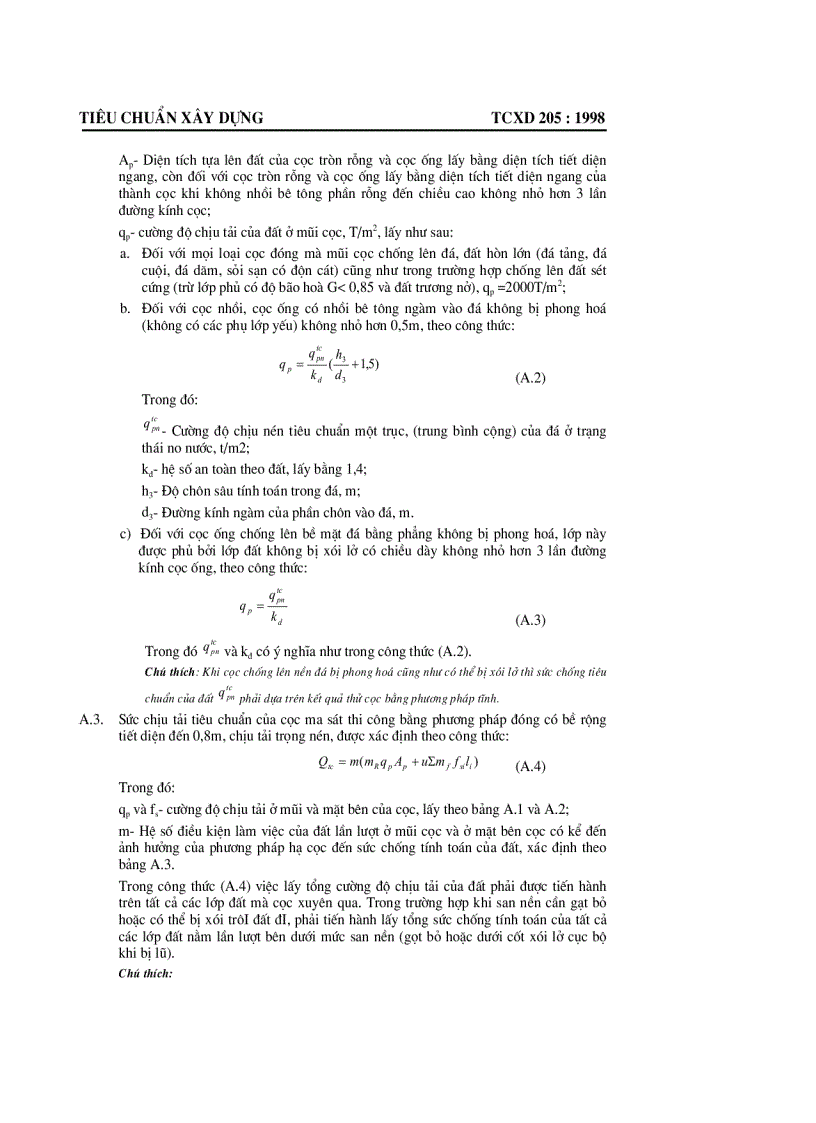 image for page Tiêu chuẩn thiết kế Móng cọc
