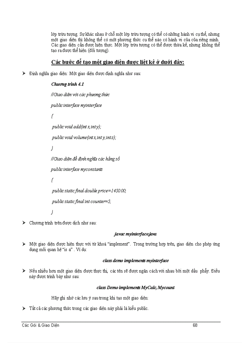 image for page CÁC GÓI GIAO DIỆN trong JAVA